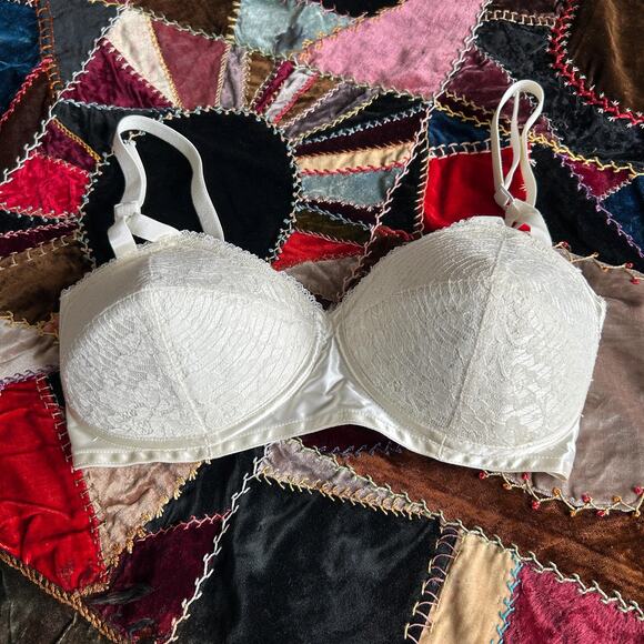 Vintage 1958 Hollywood Vassarette Circle Stitch Backless Pin Up Bullet Bra 36B - Picture 11 of 13